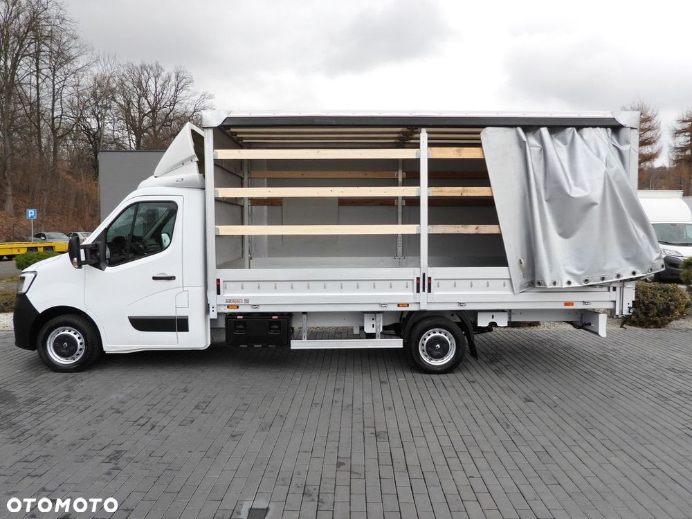Renault MASTER PLANDEKA 10 PALET TEMPOMAT LEDY PNEUMATYKA KLIMATYZACJA  165KM - 9
