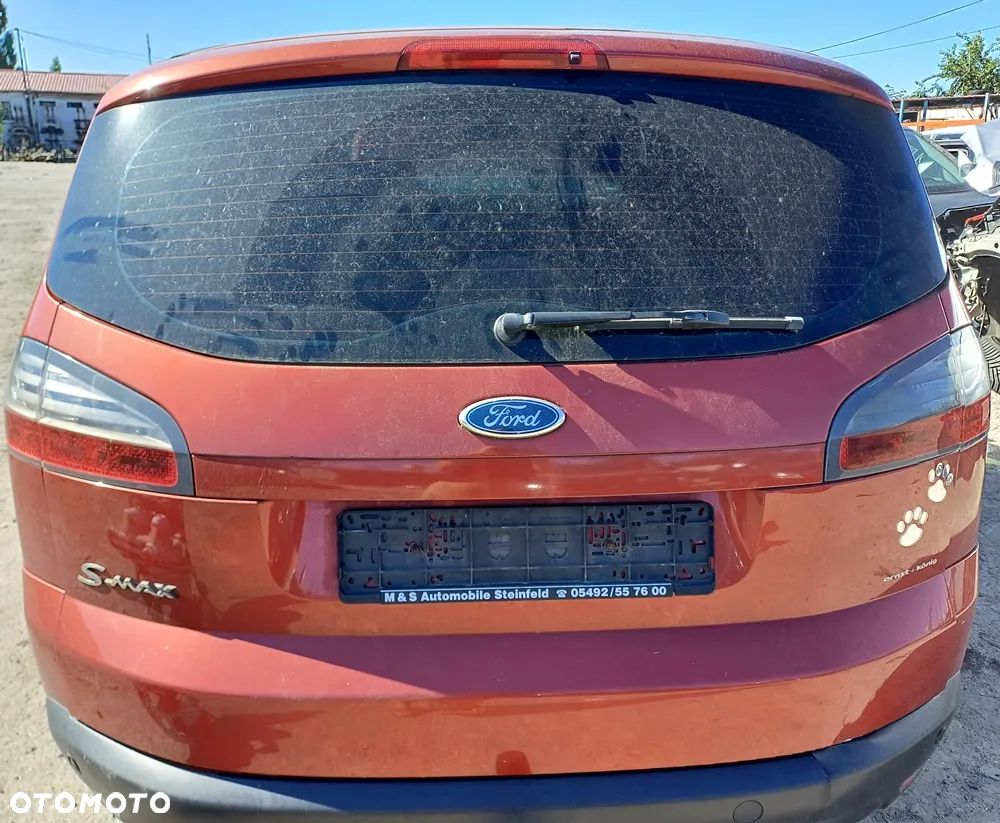 FORD S-MAX I 07r KLAPA BAGAŻNIKA SZYBA TYŁ LAMPY Z6 - 1