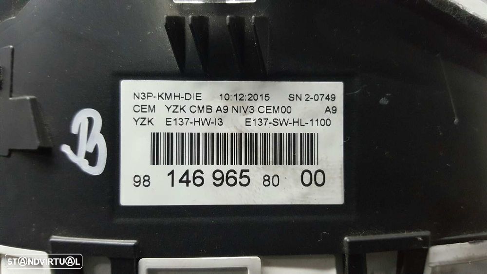 QUADRANTE PEUGEOT 2008 (--.2013->) ACTIVE - 2