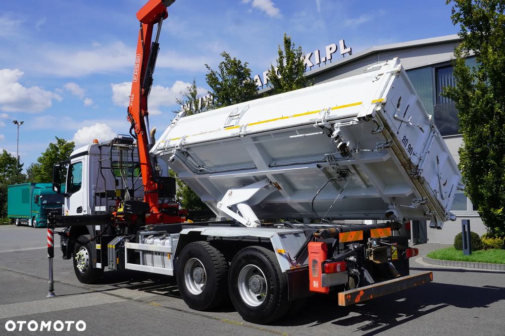 Mercedes-Benz Arocs 2636 / 6x4 / HDS Fassi / Wywrotka 3 str / Bortmatic - 11