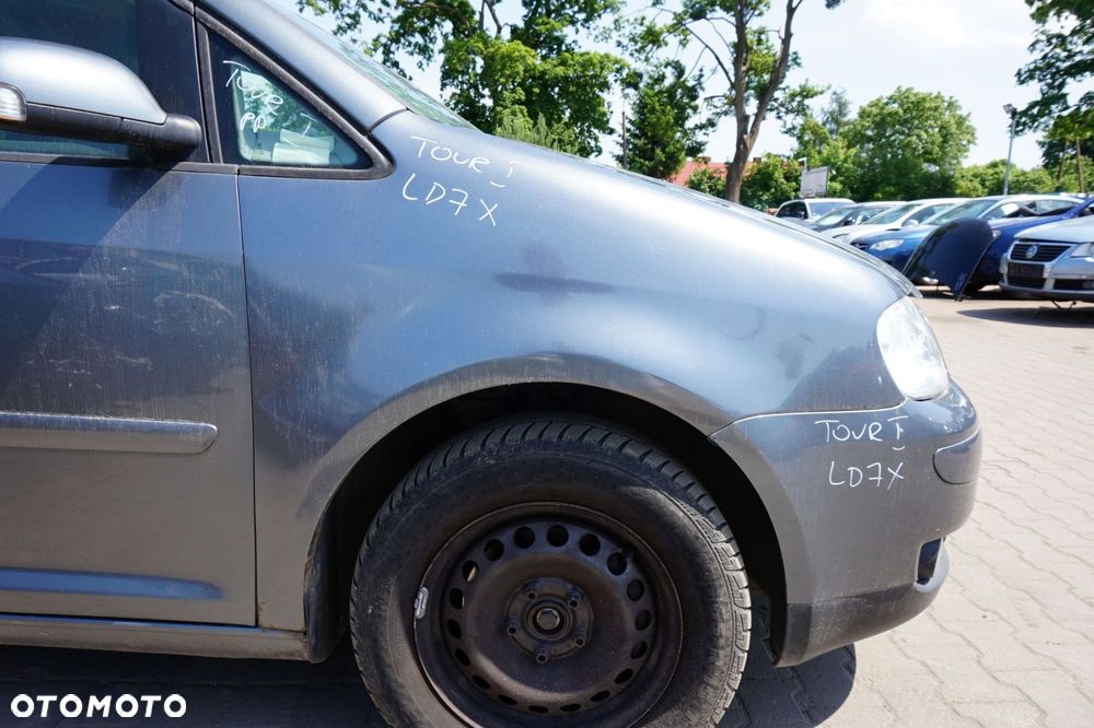 MASKA ZDERZAK BŁOTNIKI LAMPY TOURAN I 1T LD7X  VOLKSWAGEN 2003-2006 SZARY PRZÓD KOMPLETNY - 13