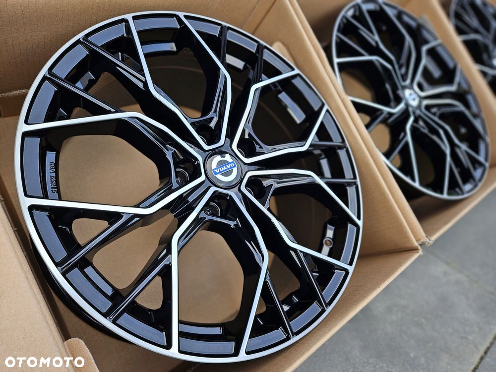 VOLVO 18 Nowe 5x108 S60 V60 S90 V90 S80 V70 XC60 XC40 V40 Felgi Czarne - 2