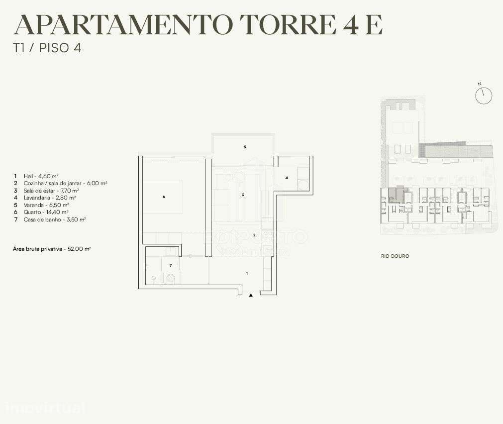 Apartamento T1 com varanda no Campo Alegre, Porto - Grande imagem: 5/24
