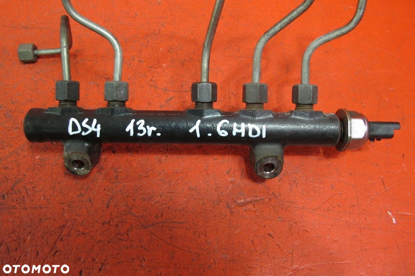 CITROEN DS4 I NX 11- 1.6 HDI 9HD C4 II B7 LISTWA WTRYSKOWA CZUJNIK PRZEWODY - 4