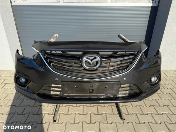 MAZDA 6 III GJ 12-17 ZDERZAK PRZÓD GRILL CZUJNIKI PDC KOMPLETNY KOLOR 42A