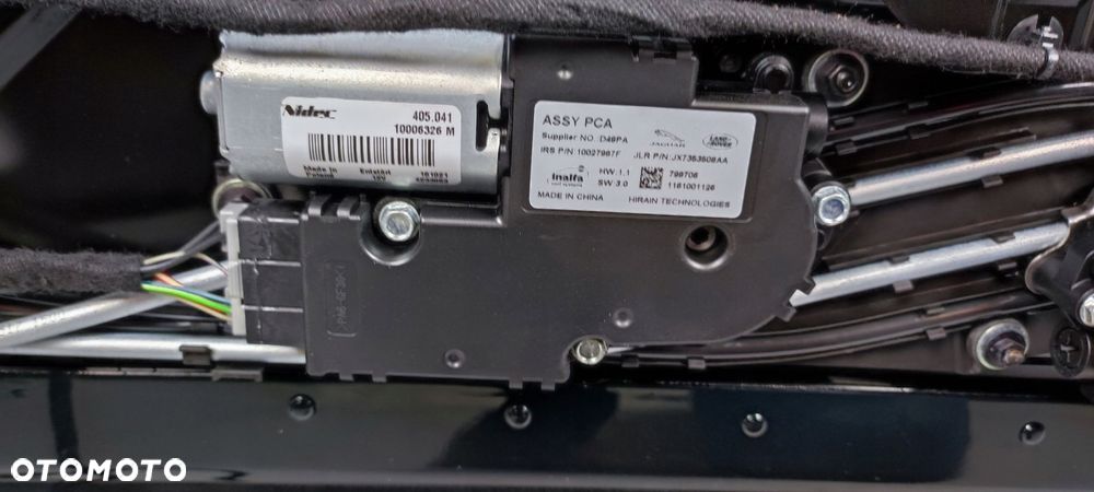 szyberdach szkło szyba mechanizm zasłona JAGUAR XF II 2 X260 2015- sedan - 8