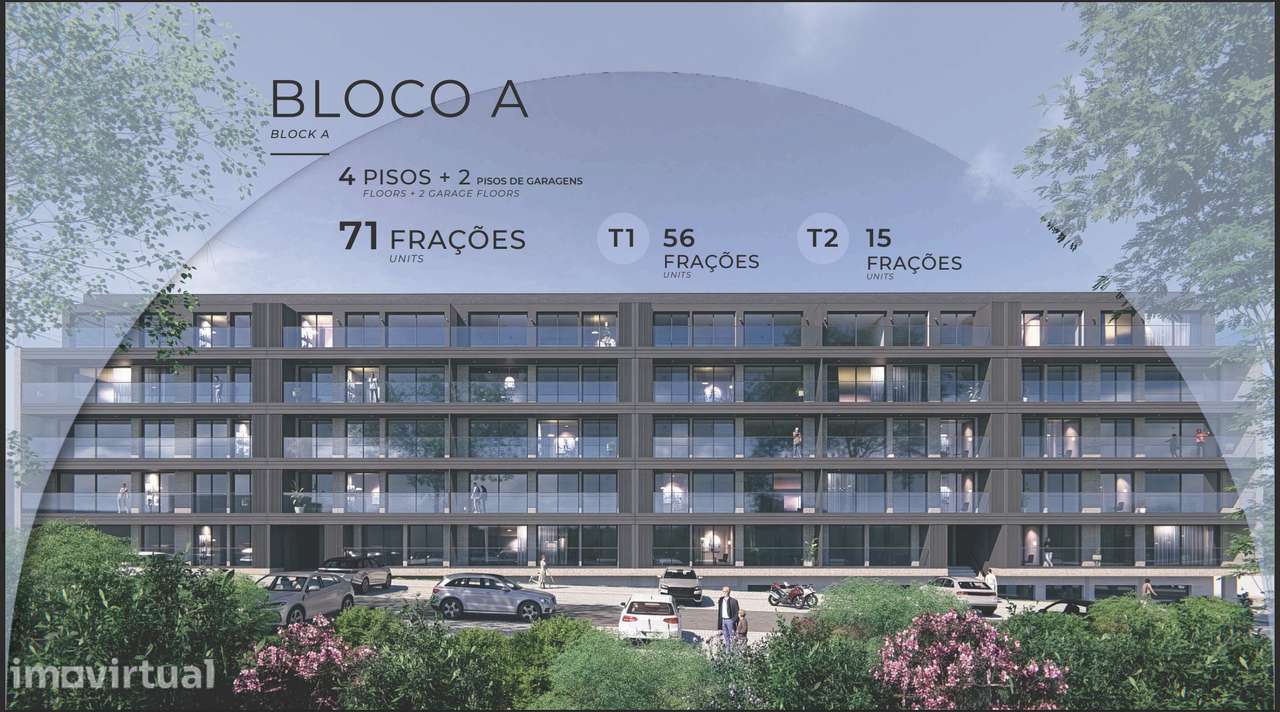 Apartamento T1  Condomínio Residencial em  Canidelo Vila Nova de Gaia - Grande imagem: 5/34