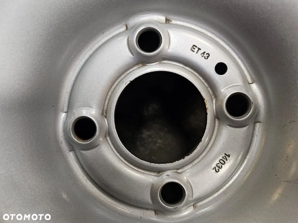 (V19) Felga stalowa 14'' Dacia Logan Spring Renault Megane Clio Thalia Kangoo Modus / 5,5Jx14 ET43 4x100 - 2