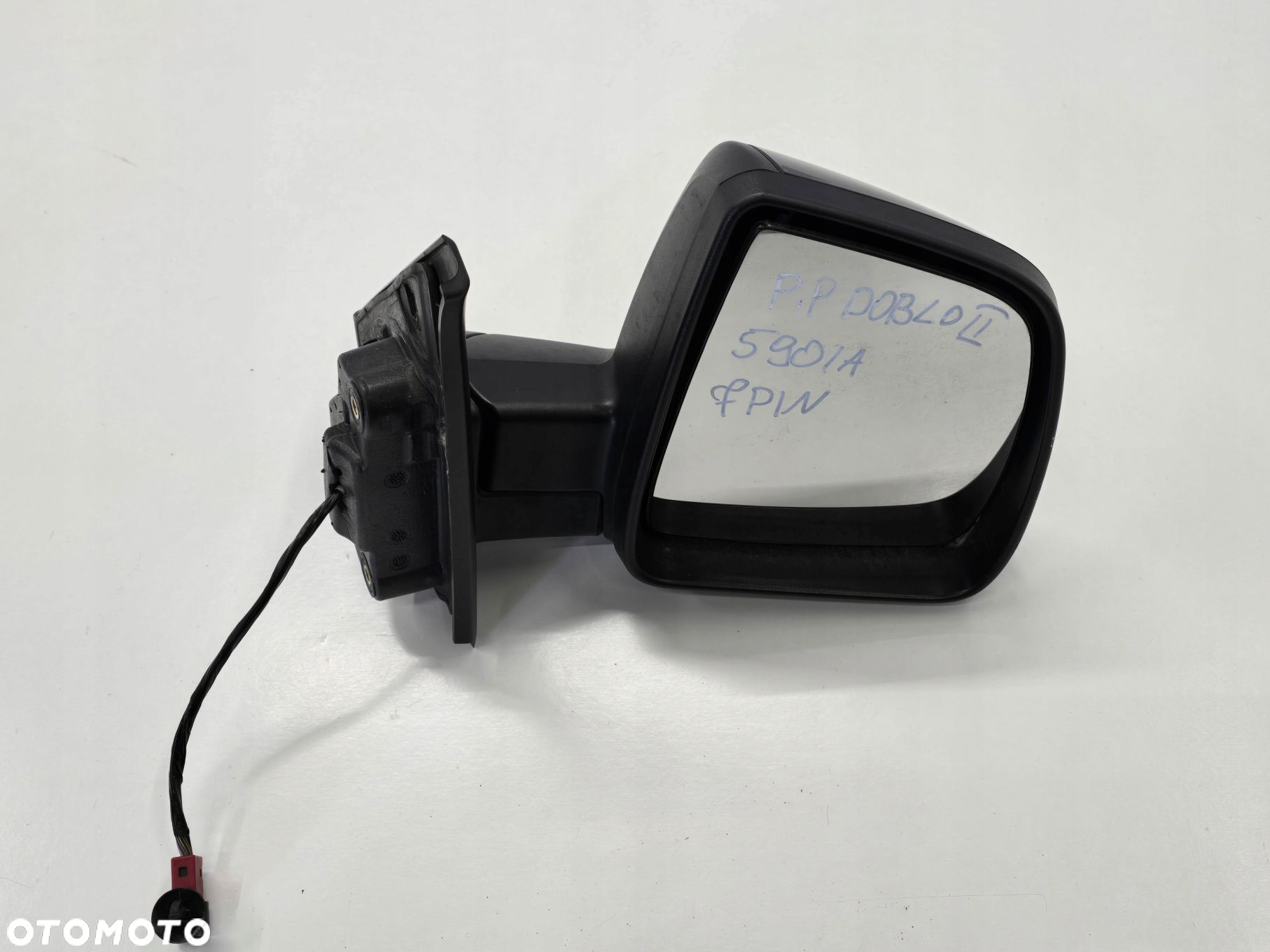 FIAT DOBLO II 13R LUSTERKO PRAWE 7PIN 590/A ANGLIK UK - 5