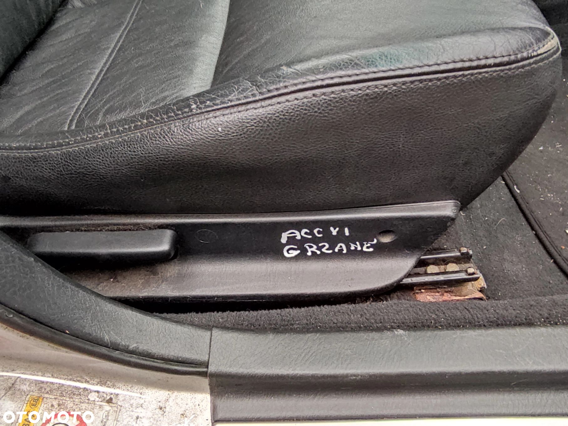 FOTEL PRAWY PRZÓD PASAŻERA HONDA ACCORD VI LIFT WERSJA EUROPEJSKA GRZANY - 2