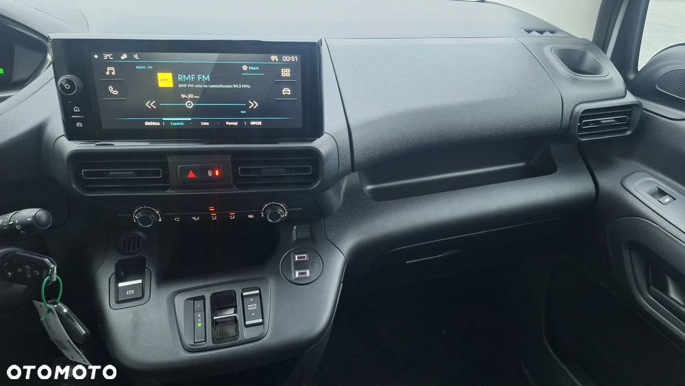 Peugeot Partner Furgon Standard 800kg EV 136 KM. zasięg 330 km (akumulator 50 kWh) - 11