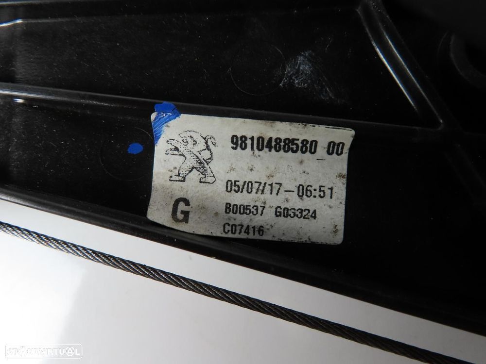 Elevador da Porta com Motor Usado / Original PEUGEOT 3008 SUV (M_) 9810488580 - 3