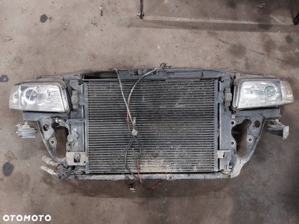PAS PRZEDNI WZMOCNIENIE CZOŁOWE + CHŁODNICE + LAMPY VALEO AUDI A4 B5 LIFT - 1
