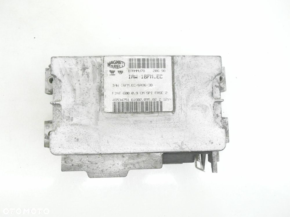 STACYJKA STEROWNIK FIAT SEICENTO 0.9 - IAW16FMEC IAW16FMEC6A363D 06670 - 7