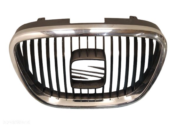 SEAT LEON II ALTEA TOLEDO III GRILL ATRAPA CHŁODNICY CHROM ORYGINAŁ - 1