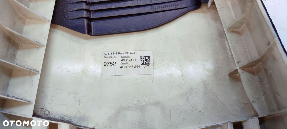 OSŁONA SŁUPKA B ŚRODKOWA PRAWA AUDI A7 S LINE CZARNA 4G8867244 JY1 - 4