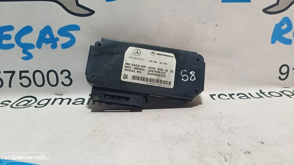 CENTRALINA MODULO ELETRONICO BLUETOOTH TELEFONE MERCEDES BENZ CLASS CLK C209 W209 A2308204226 2308204226 UH03MD01EE CLASS ML W163 C W203 VITO MISTO W639 - 1