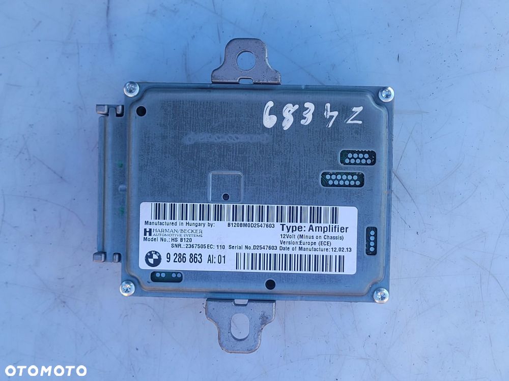 WZMACNIACZ HARMAN BECKER BMW Z4 E89 9286863 - 1