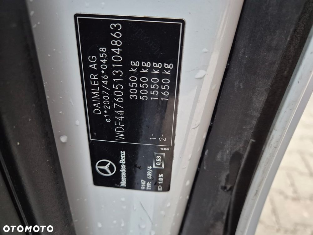 Mercedes-Benz Vito 2,2CDI ExtraLong 6osób Brygadówka Super stan - 29