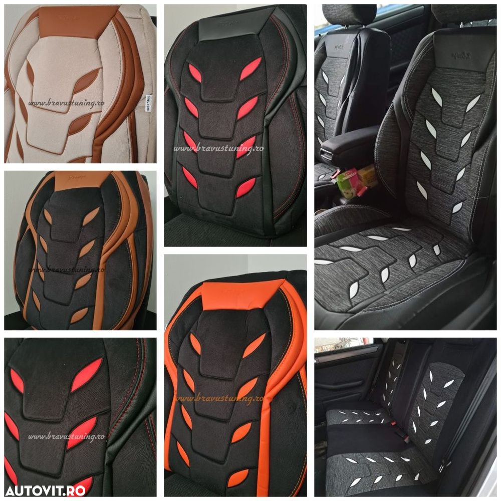 Huse scaun auto ALCANTARA BA Opel,Skoda, Mercedes, BMW, Audi, Ford etc - 6
