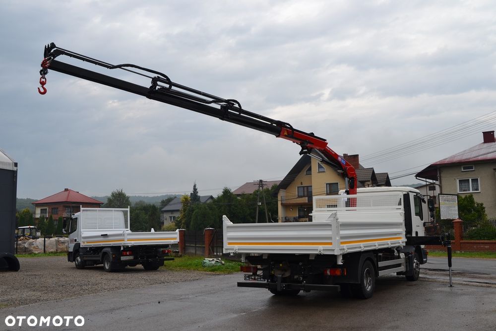 Mercedes-Benz Atego 1524 Nowy 3-stronny WYWROT Nowy żuraw HDS HMF 810 K2 Kiper Wywrotka Fassi Hiab Palfinger DN HC TGL TGM Midlum Eurocargo LF - 13
