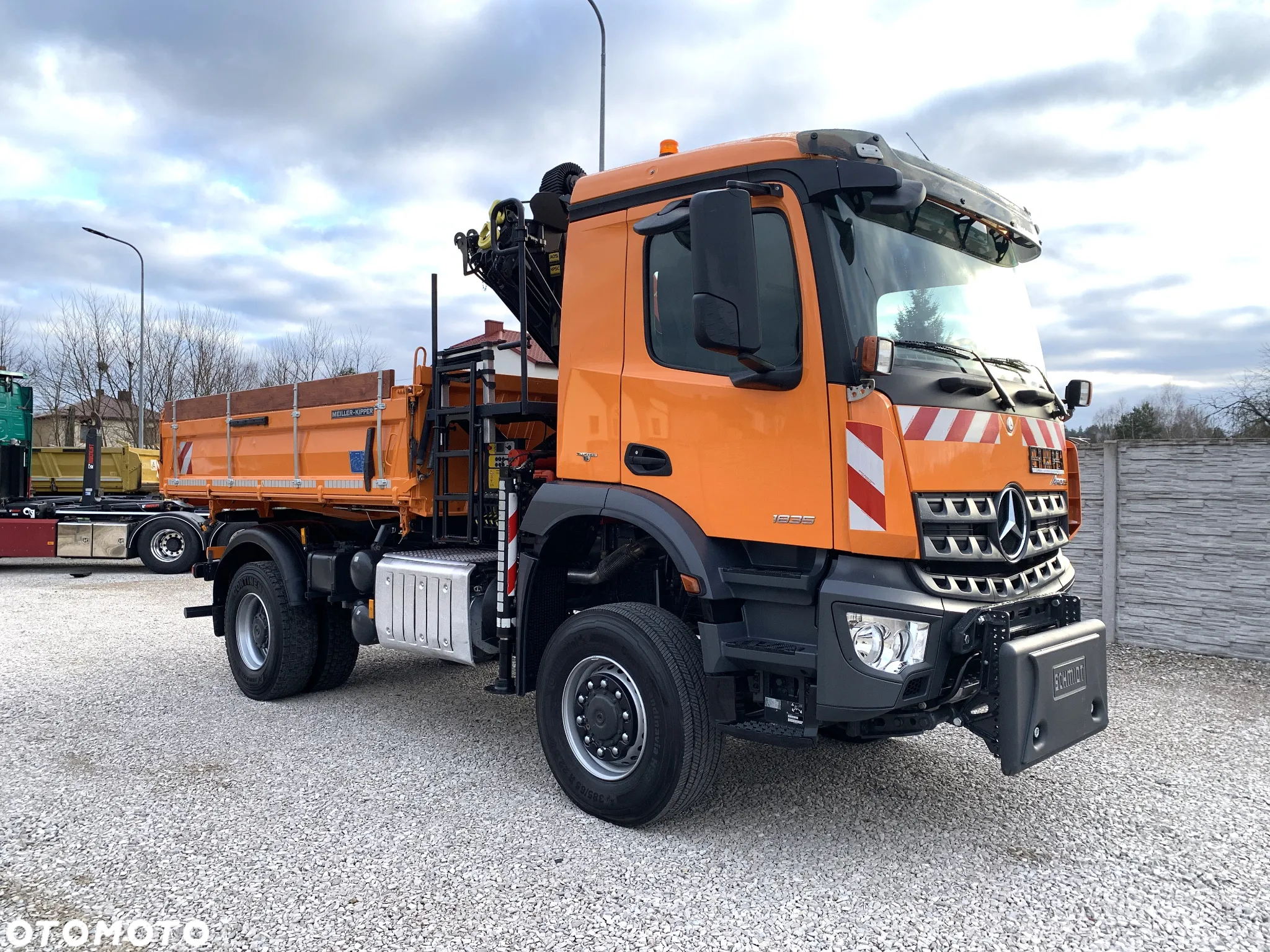 Mercedes-Benz AROCS 1835, 4X4, MEILLER + PALFINGER, - 2