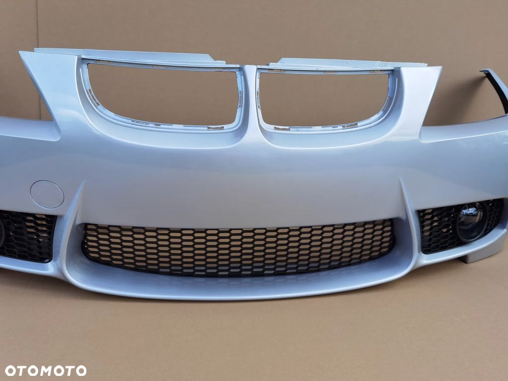 ZDERZAK BMW E90 E91 M PAKIET M3 LOOK TITANSILBER METALIC - 2