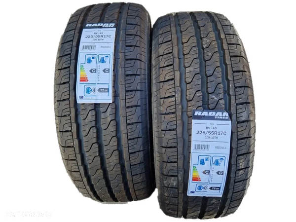 NOWE 2x OPONA OPONY RADAR TIRES VAN RV-4S 225/55R17C 109/107H 2020 rok