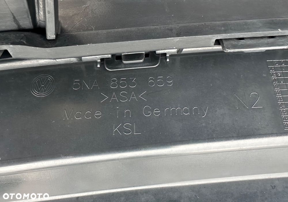 VW TIGUAN 2 II LIFT 5NA 2020 - ATRAPA GRILL CHROM ZDERZAK PRZÓD ORYGINAŁ OE - 13