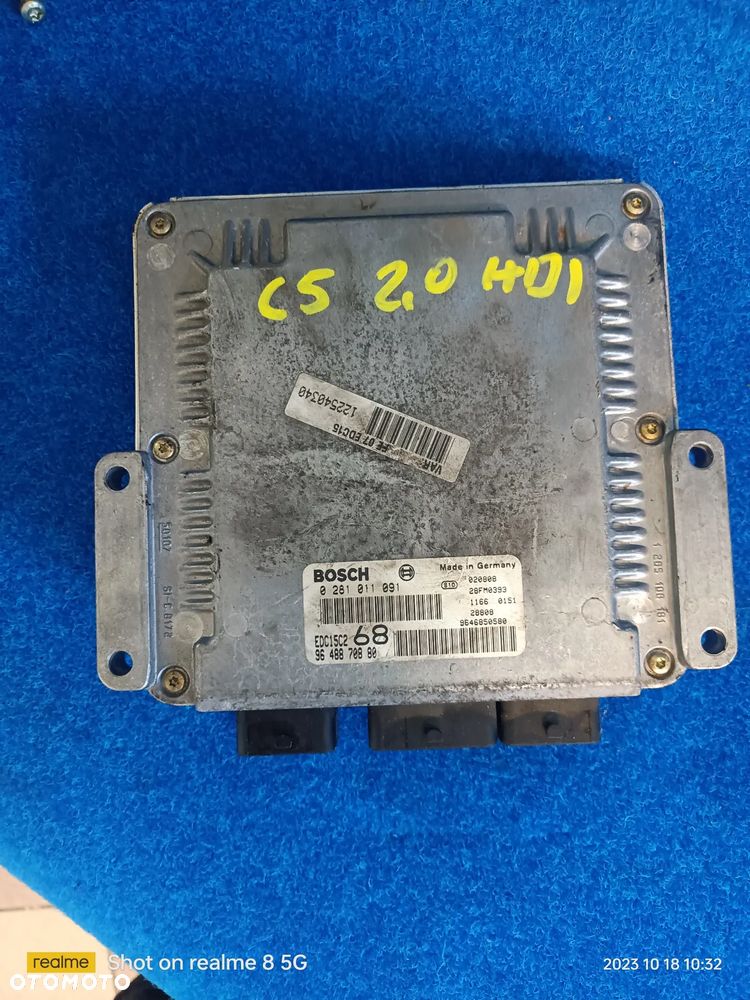 KOMPUTER SILNIKA CITROEN C5 2.0 0281011091 9646850580 - 1