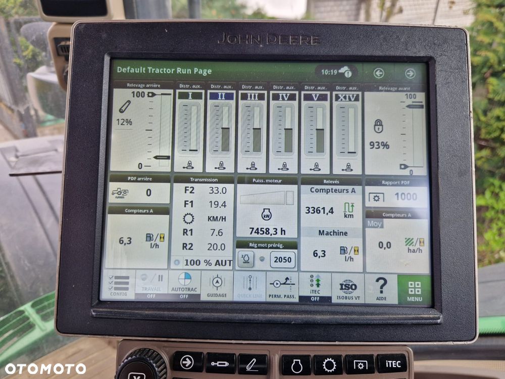 John Deere 7310R 2015r. Tuz WOM Pneumatyka TLS Import - 9