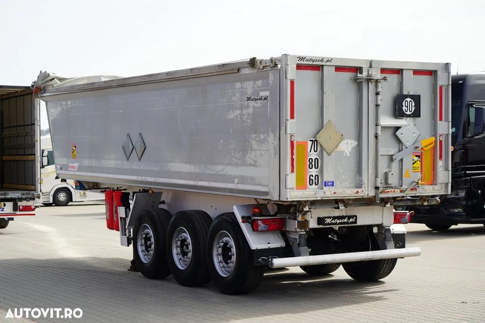 Benalu TIPPER / 30 m³ / ALUMINUM / LIFT AXLE / WEIGHT: 5,000 KG / ELECTRIC CURTAIN / IMPORTED - 6