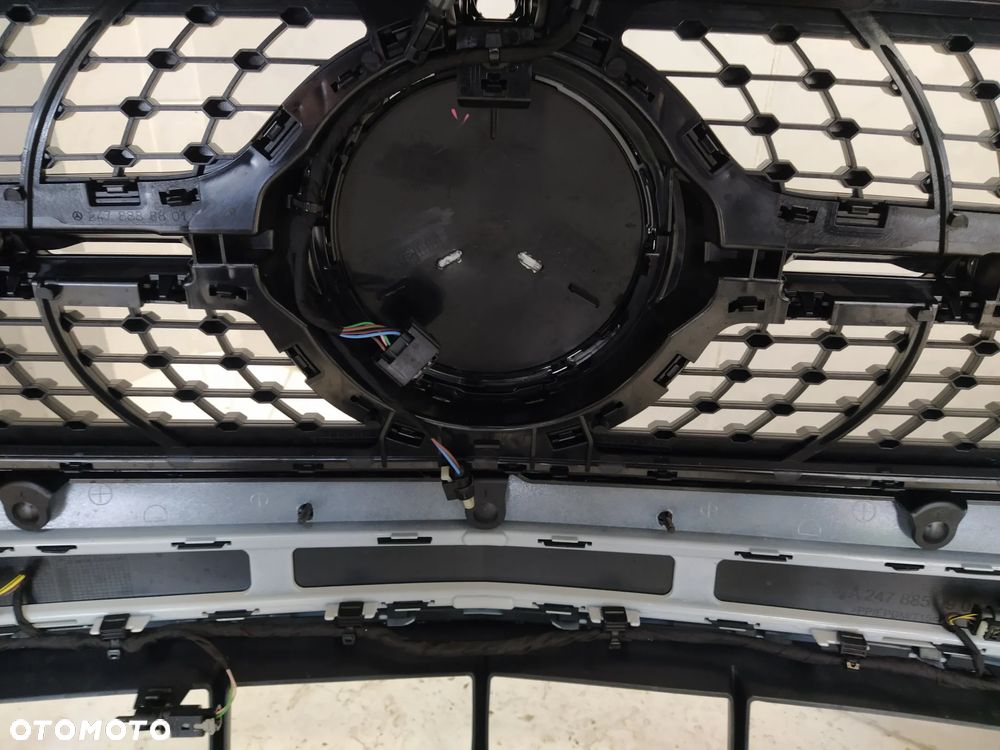 MERCEDES GLA H247 AMG LIFT 23- ZDERZAK PRZÓD PRZEDNI GRILL ZANCZEK GWIAZDA 6XPDC KRATKI ORYGINAŁ - 27