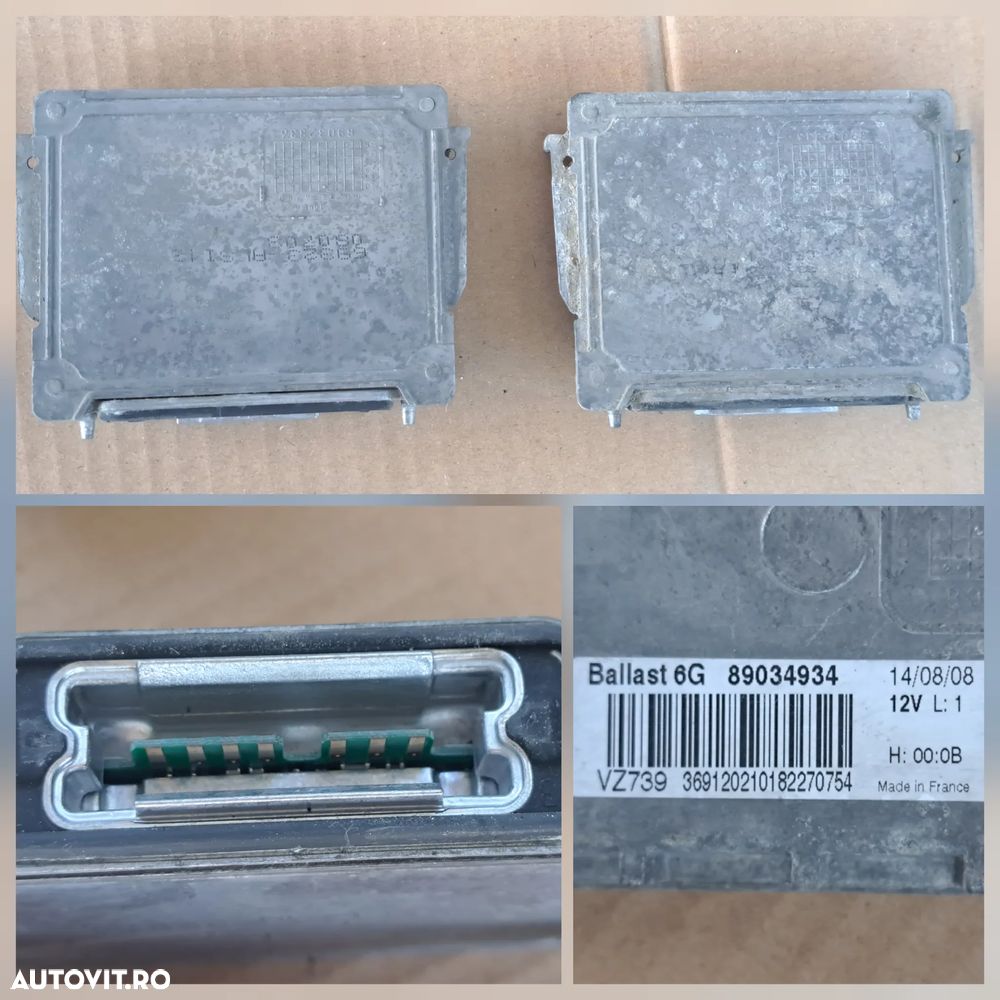 Suport mufa ballast droser cutie electronica ALC capac far xenon AHL bmw seria 1 E81 E87 E88 E82 - 5