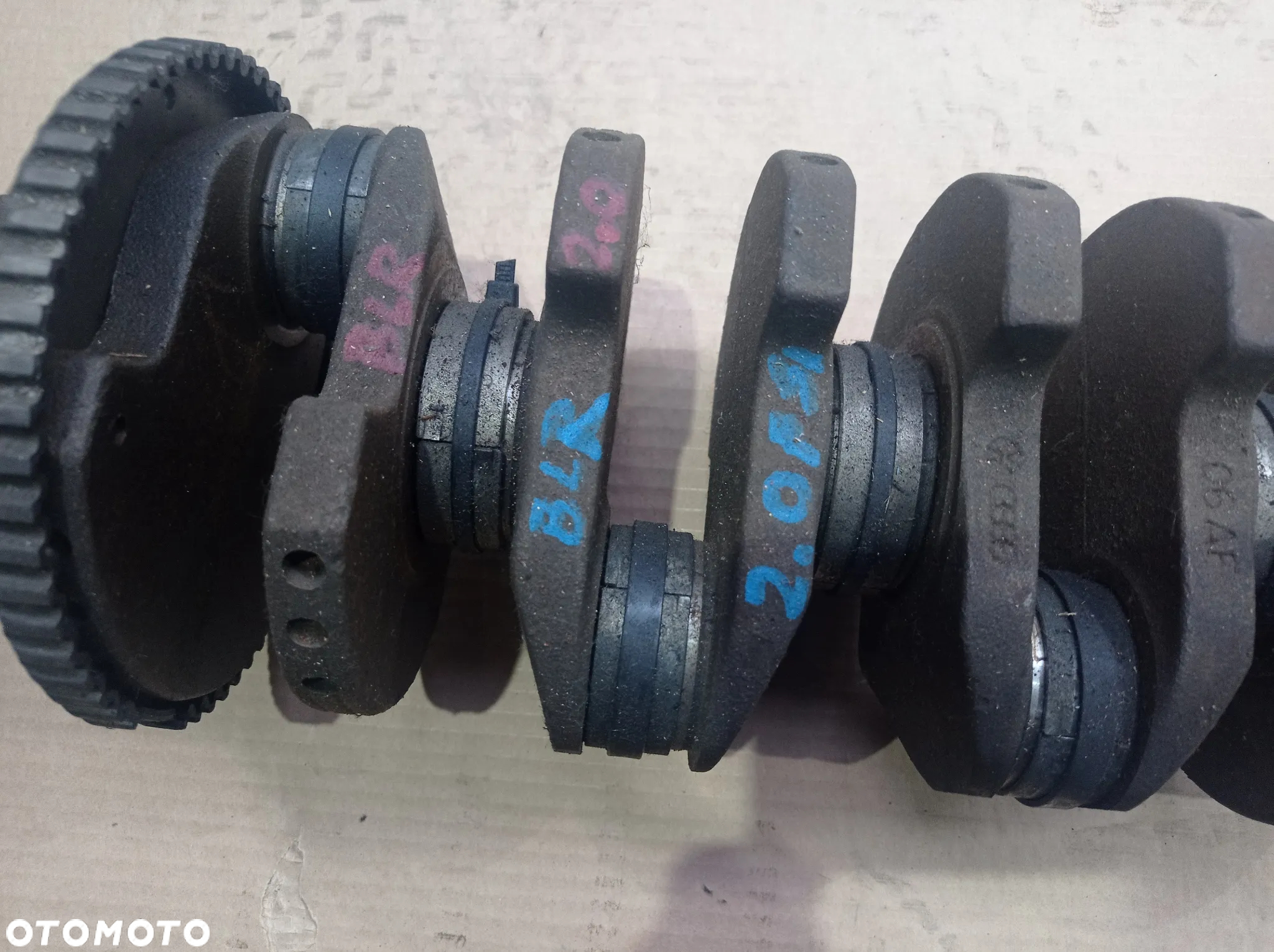 WAŁ KORBOWY A3 8P GOLF V A4 B6 2.0 FSI AWA ALT BLR 06AF - 5