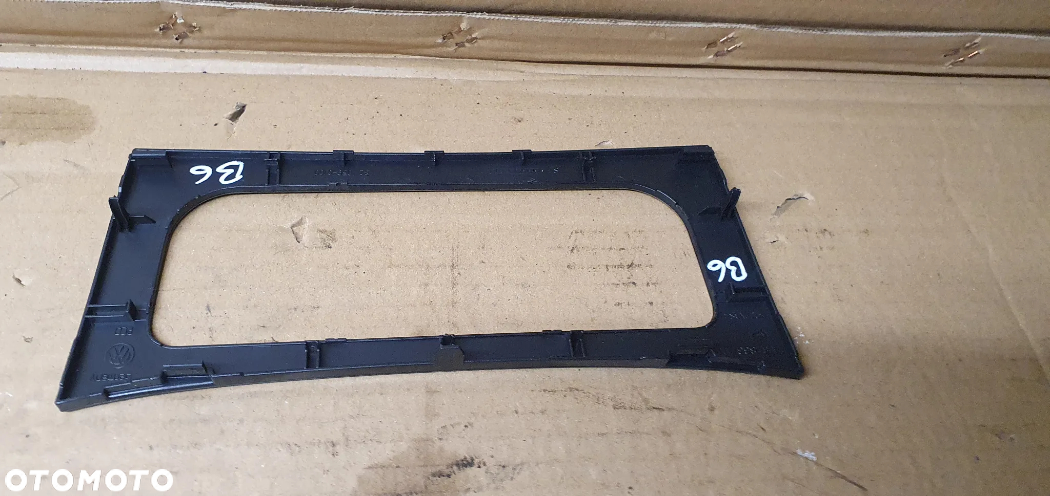 Ramka panelu nawiewu konsoli dekor VW Passat B6 3C8863100 - 5