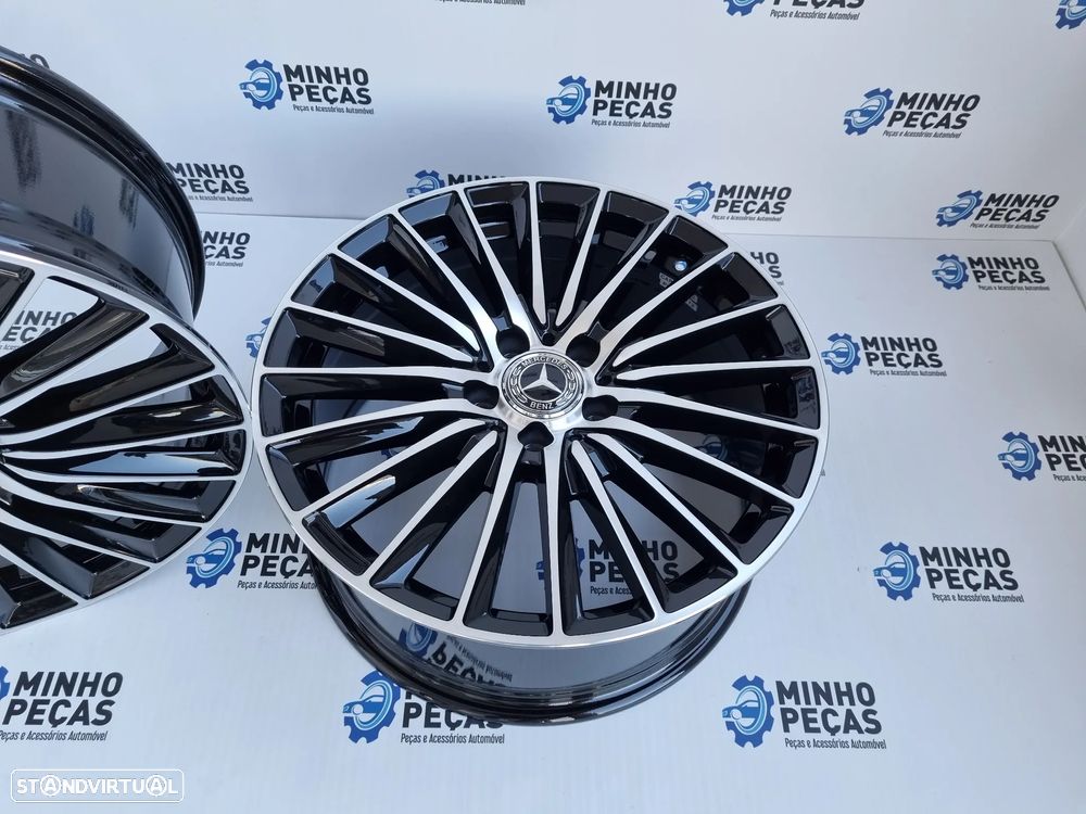 Jantes Mercedes Novo Class C (W206) AMG em 19 Preto Polido - 7