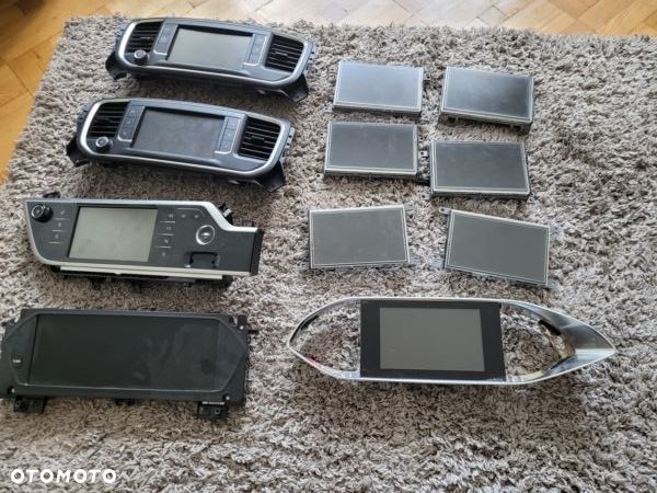 Peugeot Citroen Toyota Wyświetlacz Zegary Licznik Navigacja 9812780-00 9805301780-01 9812720580-00 9808159280-02 9812771880-00 9813041280-01 9825031680-00 9805089780-01 9815286580 980828418000 - 1