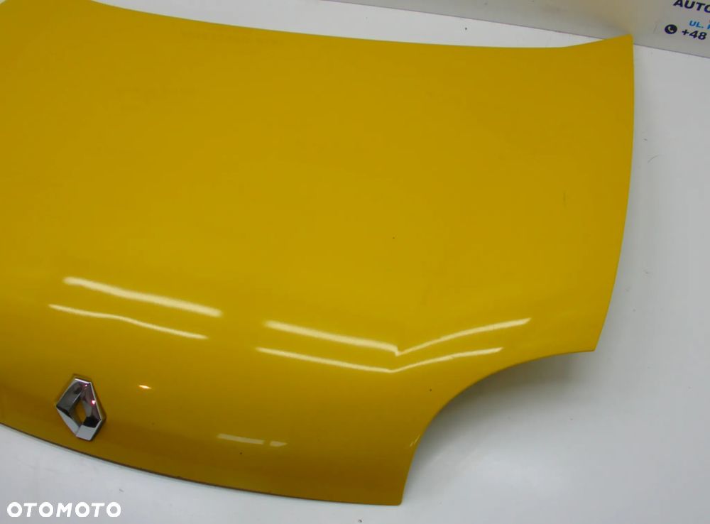 Renault Kangoo Maska Pokrywa Silnika żółta - 3