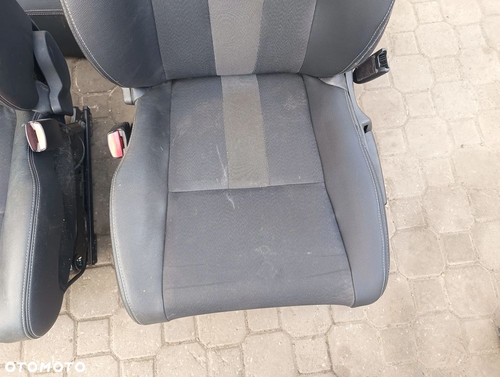 Fotel fotele tapicerka boczki megane III PÓŁ SKÓRA - 4