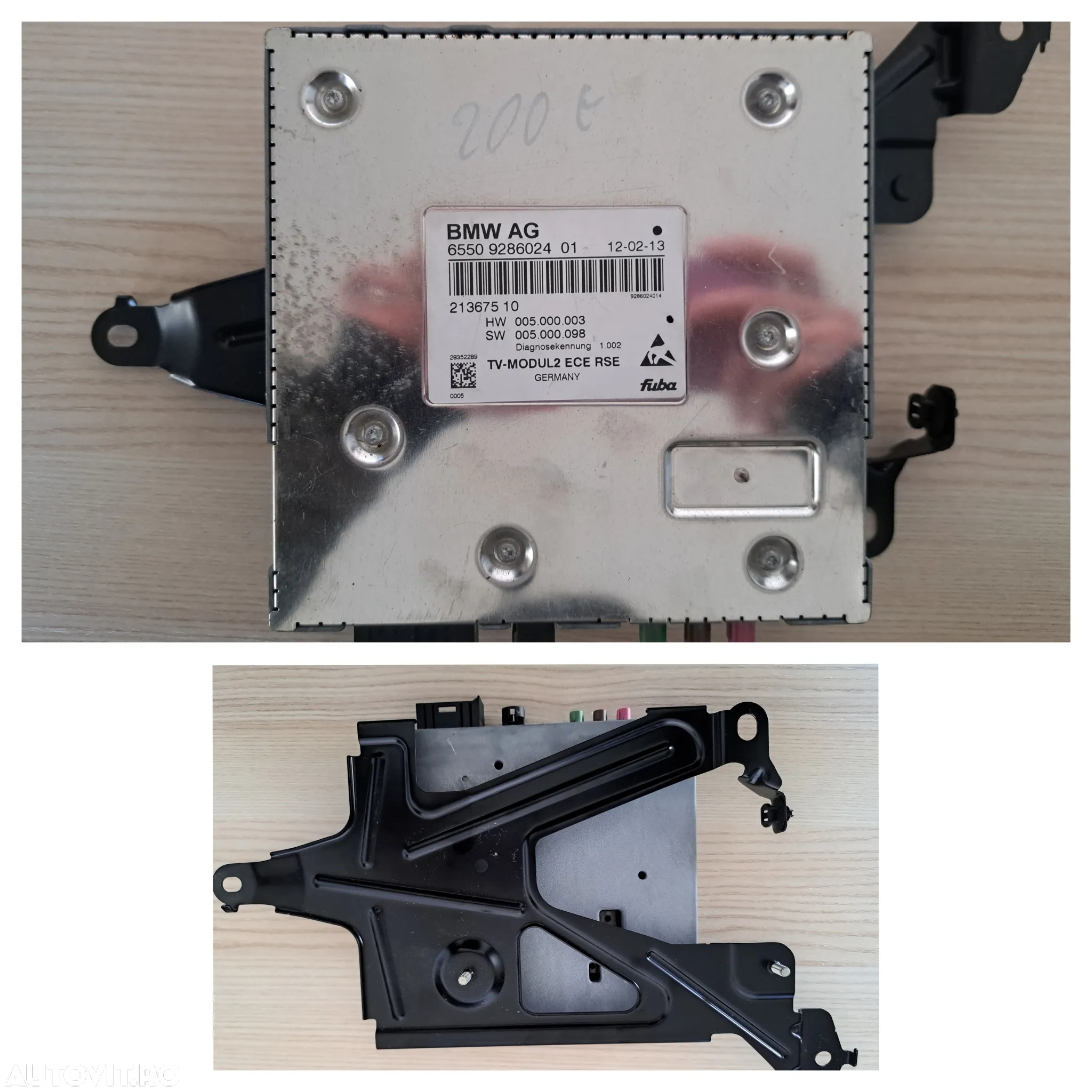Modul TV modul led far ballast droser joystick selector schimbator viteze timonerie pt volan pe stanga senzor RDC presiune roti SZL panglica volan comenzi semnalizare SZL Turing Break BMW Seria 5 6 7 - 2