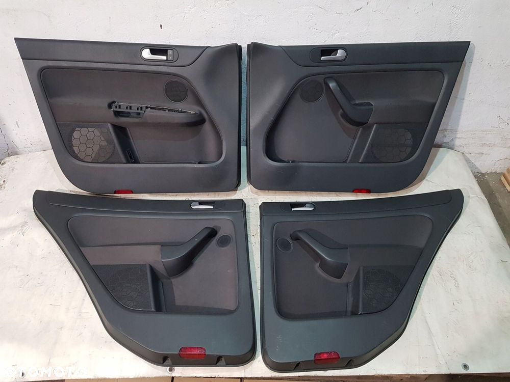 boczki tapicerka drzwi kpl vw golf v plus eu - 1