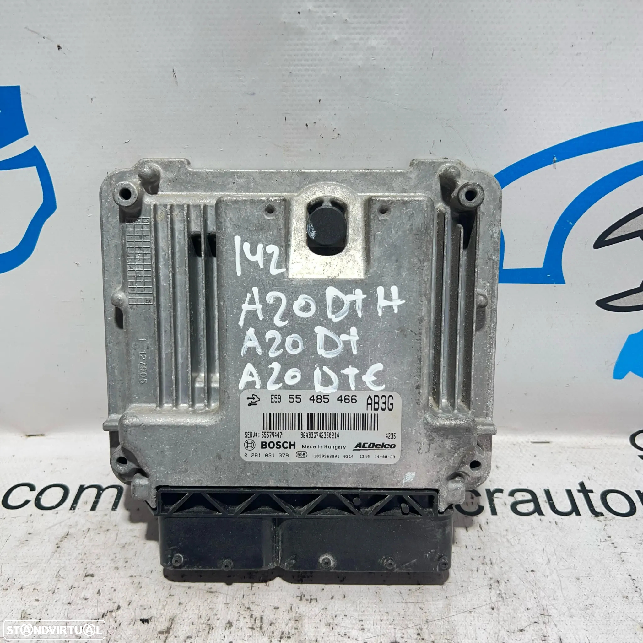 .Centralina Original Motor Bosch GM Opel 2.0 CDTi A20DTH A20DTE A20DT 55 485 466 / 0 281 031 379 - 2