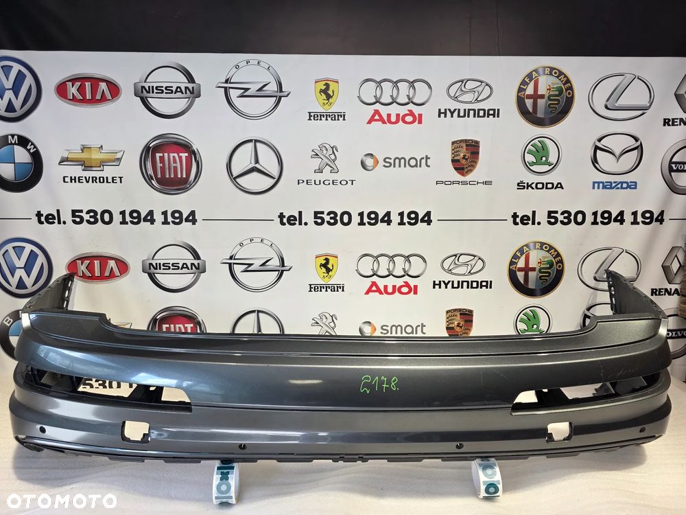 AUDI Q7 4M0 14- S-LINE ZDERZAK TYLNY TYLNI TYŁ NA 4xPDC NR 4M0807511 + 4M0807527D NR AUKCJI NZ2178 - 1
