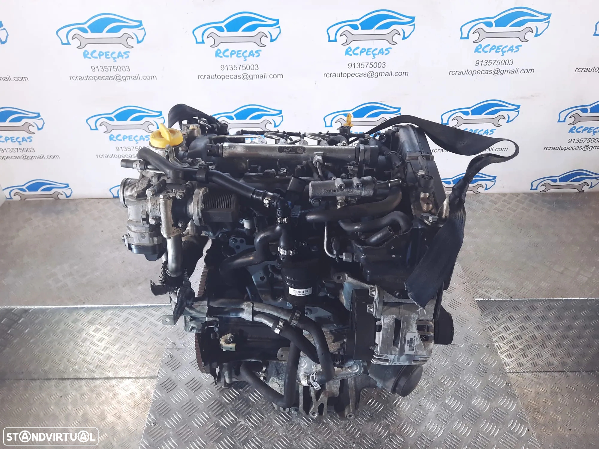 MOTOR COMPLETO 1.9 TID 16V 150CV Z19DTH SAAB 9.3 93 9-3 OPEL VECTRA C ZAFIRA B ASTRA H MOTOR ARRANQUE ALTERNADOR BIMASSA COMPRESSOR AR CONDICIONADO BOMBA DIRECAO DIREÇÃO TURBO INJETOR INJETORES - 7
