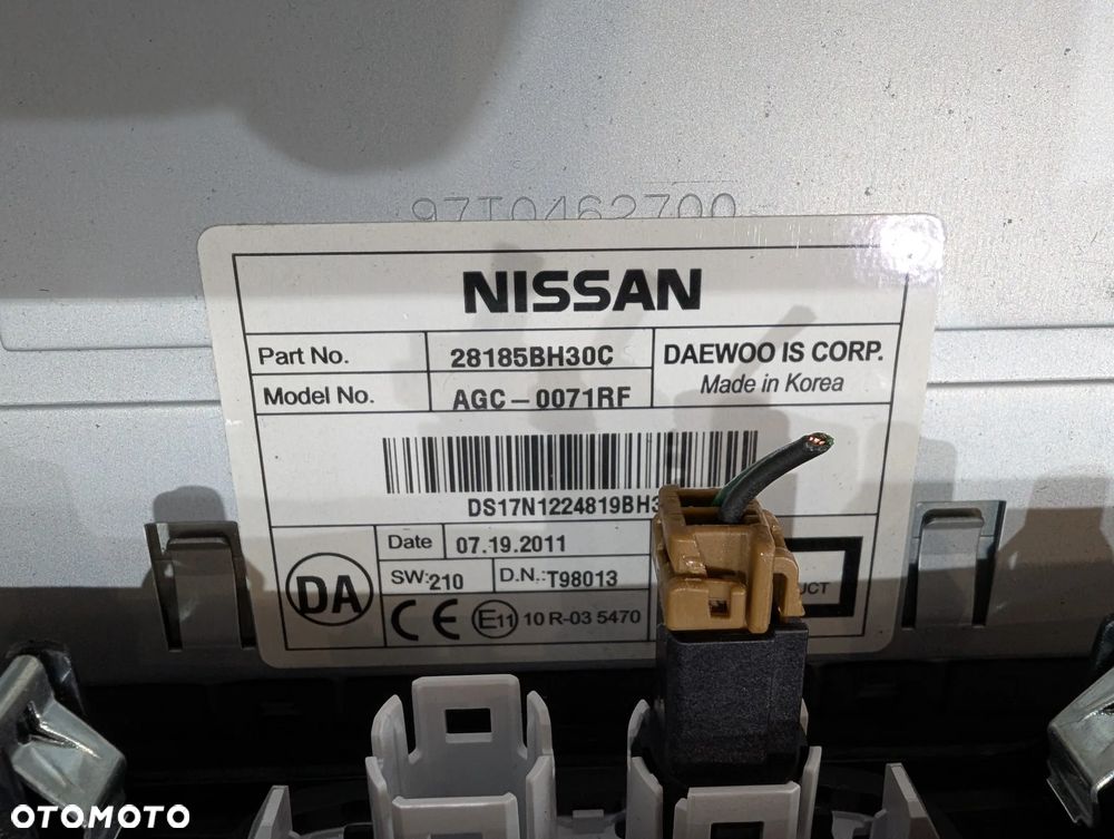 NISSAN JUKE F15 QASHQAI J10 LIFT RADIO 28185-BH30C - 5