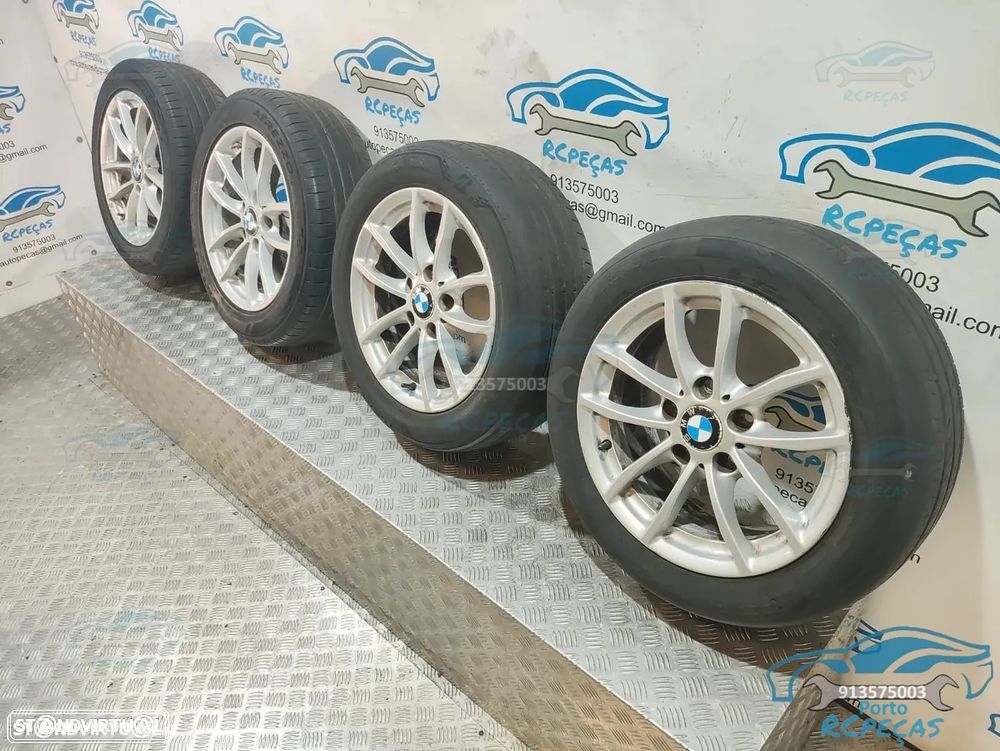 - Conjunto Jantes 16" BMW Style 378 - 7J | ET40 | 5x120 - Originais | Jante | 36316796202 | 6796202 | 205 55 16 | 5 x 120 | 16 Polegadas | F20 | F21 | F22 | F23 | LCI - 10