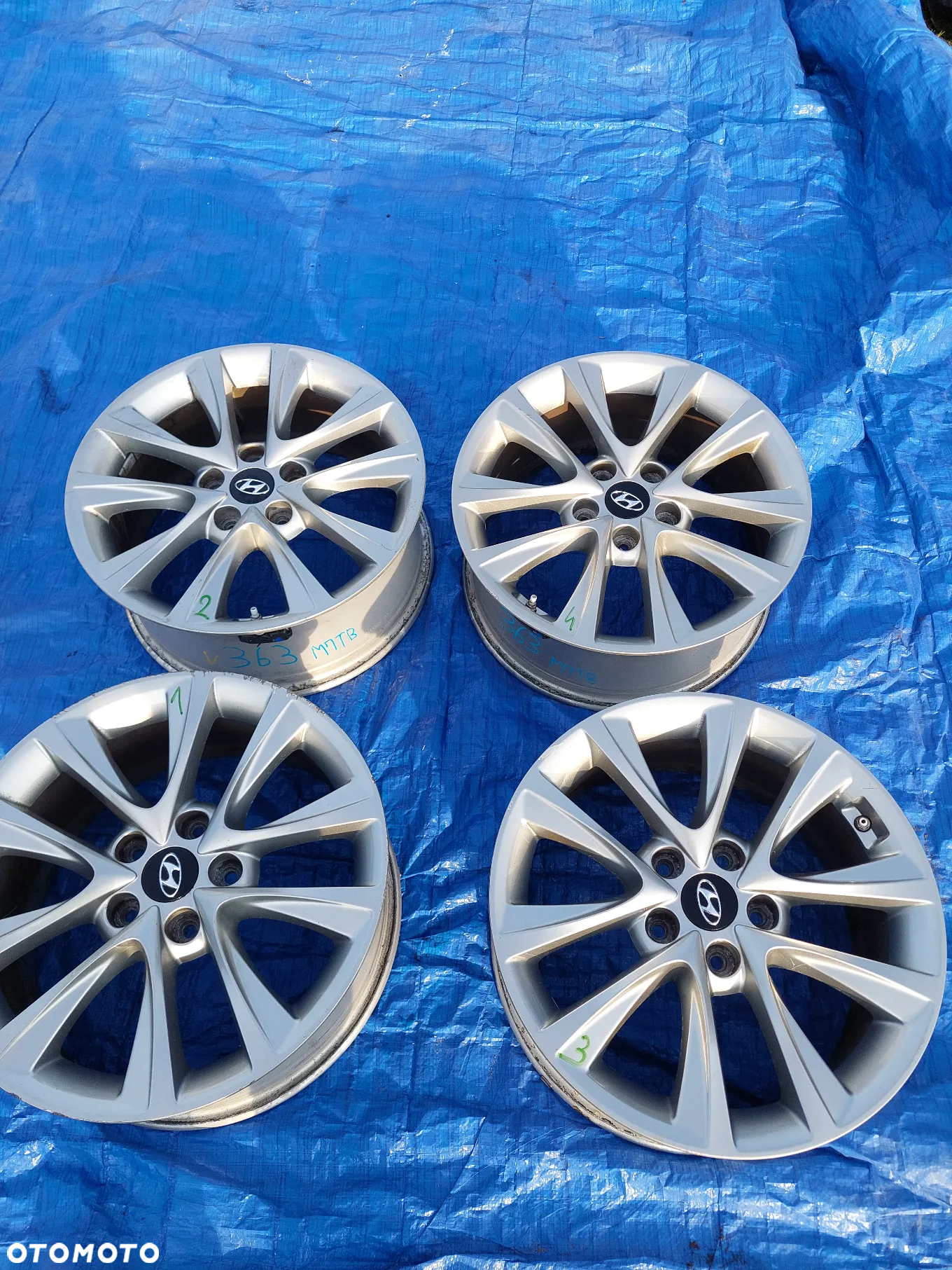Hyundai Kia felgi aluminiowe 17  52910-3Z260 - 6