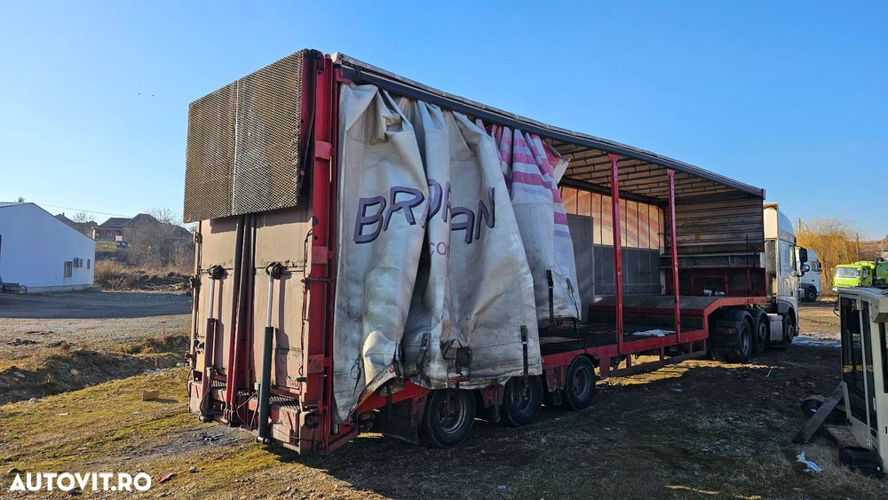 Nooteboom Trailer 3 axe cu prelată - 6