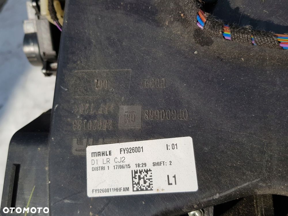 nagrzewnica dmuchawa Opel Astra J 13497123 - 11
